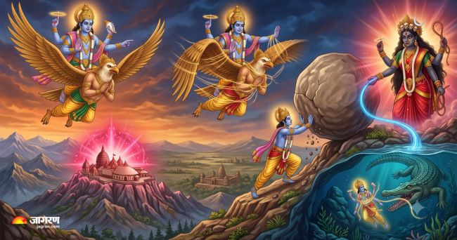 भगवान विष्णु के साथ मां कामाख्या की दिव्य लीला